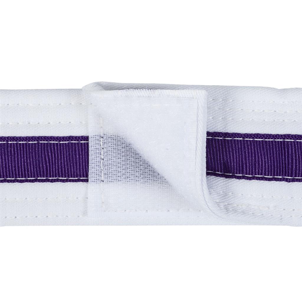 Adjustable Striped White Belt