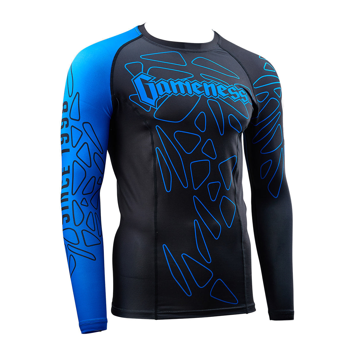 Gameness Men's Long Sleeve Pro Ranked Rash Guard