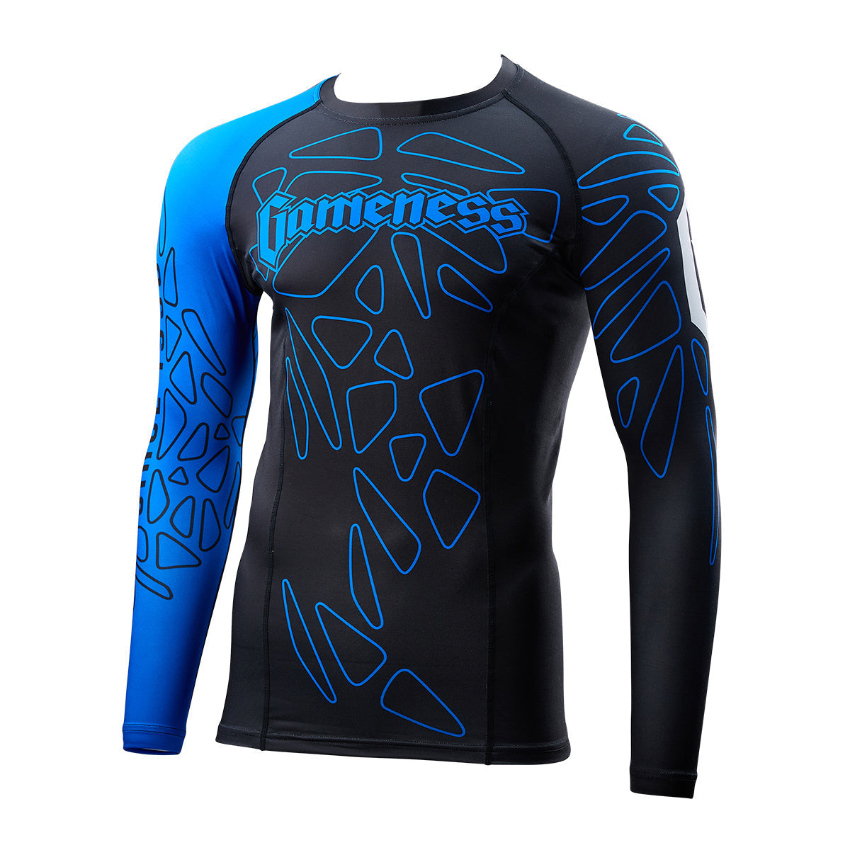 Gameness Men's Long Sleeve Pro Ranked Rash Guard