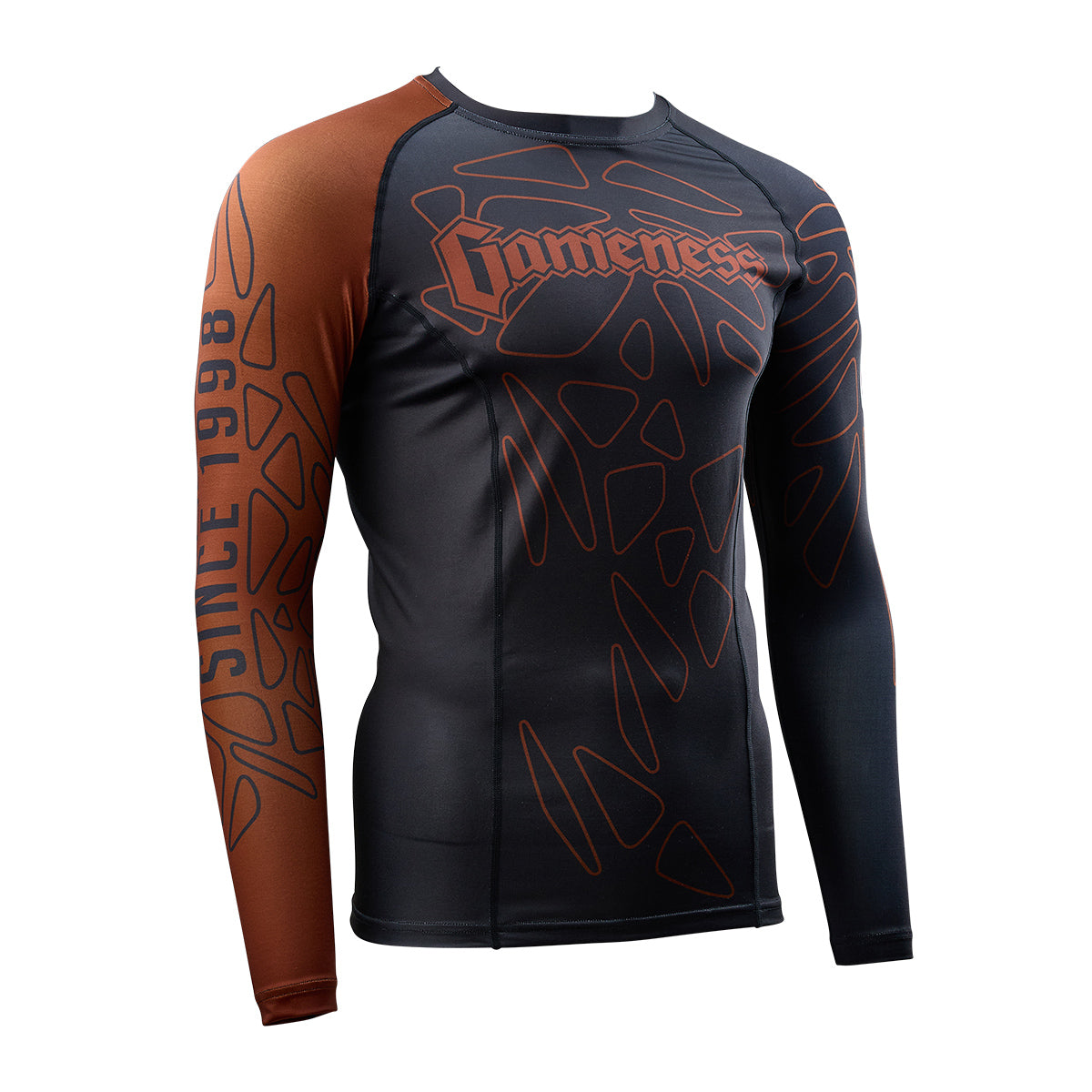 Gameness Men's Long Sleeve Pro Ranked Rash Guard