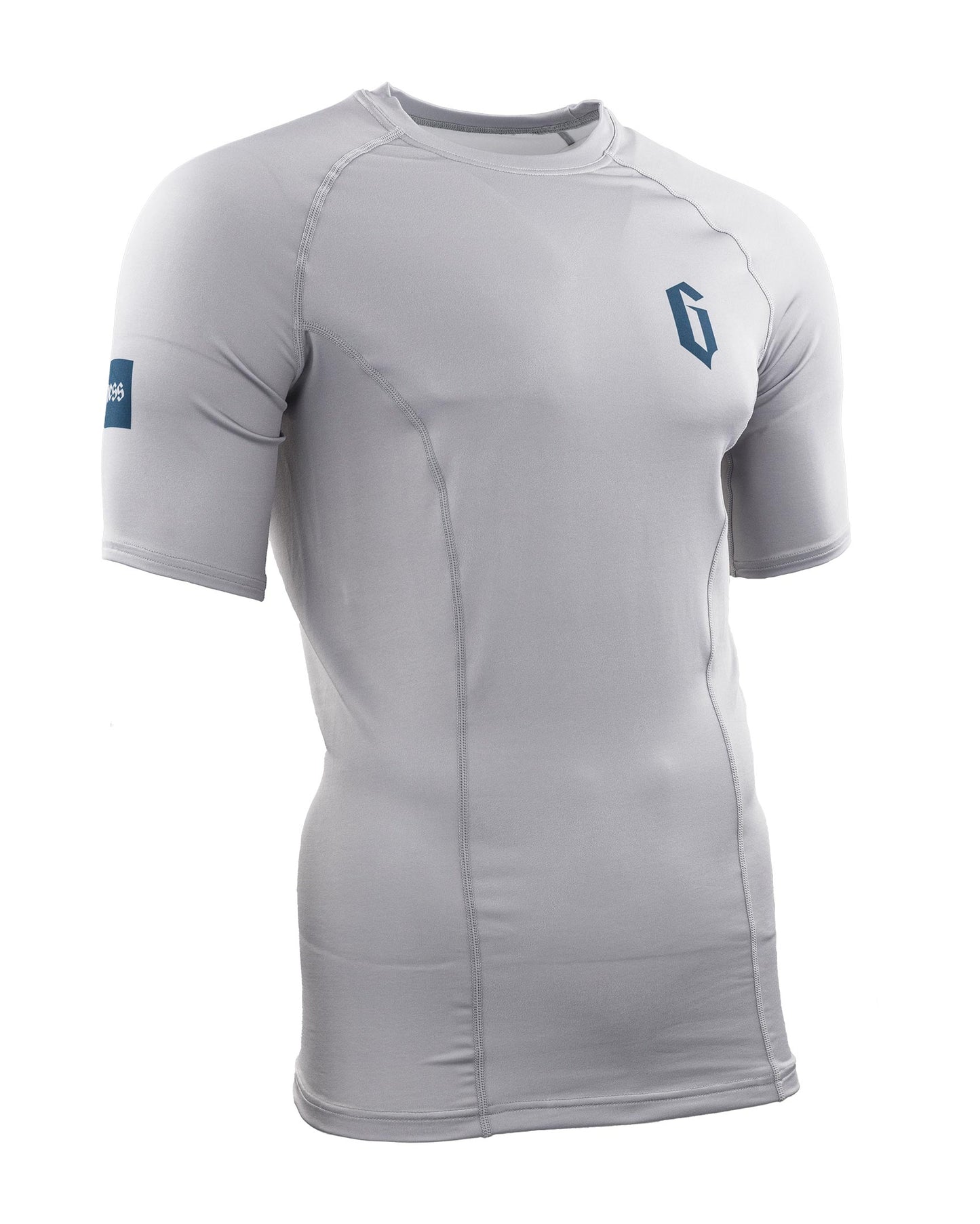 Gameness Mens Short Sleeve Solid Rash Guard