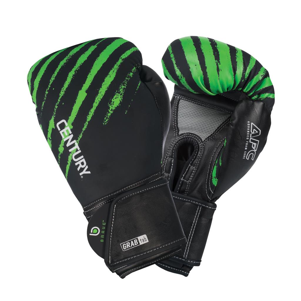 Brave Youth Boxing Gloves - Black/Green