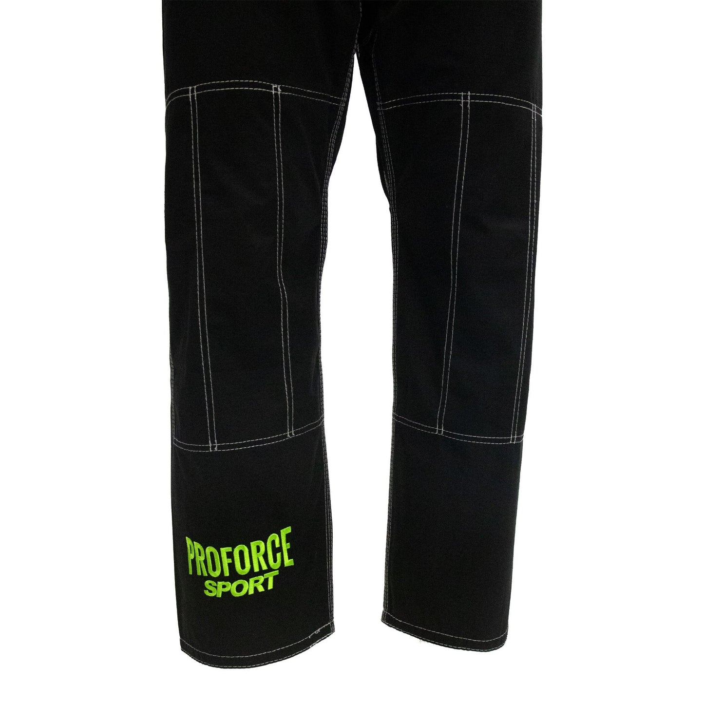 ProForce Sport Ripstop BJJ Pant w/ Neon Green logo