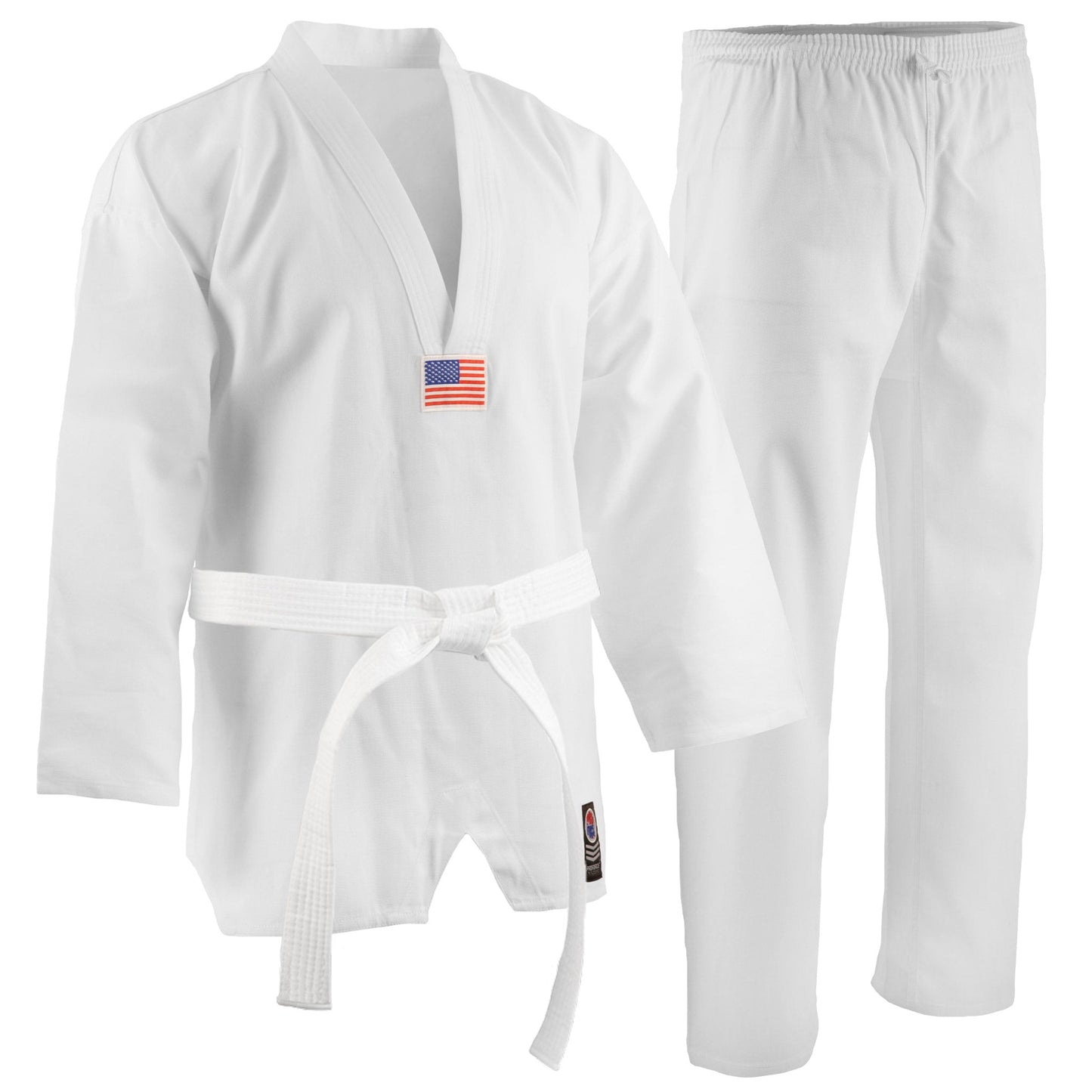 ProForce® TKD Taekwondo Uniform (With American Flag) 5 oz.