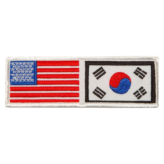 USA/Korea Patch 4"x1.25"