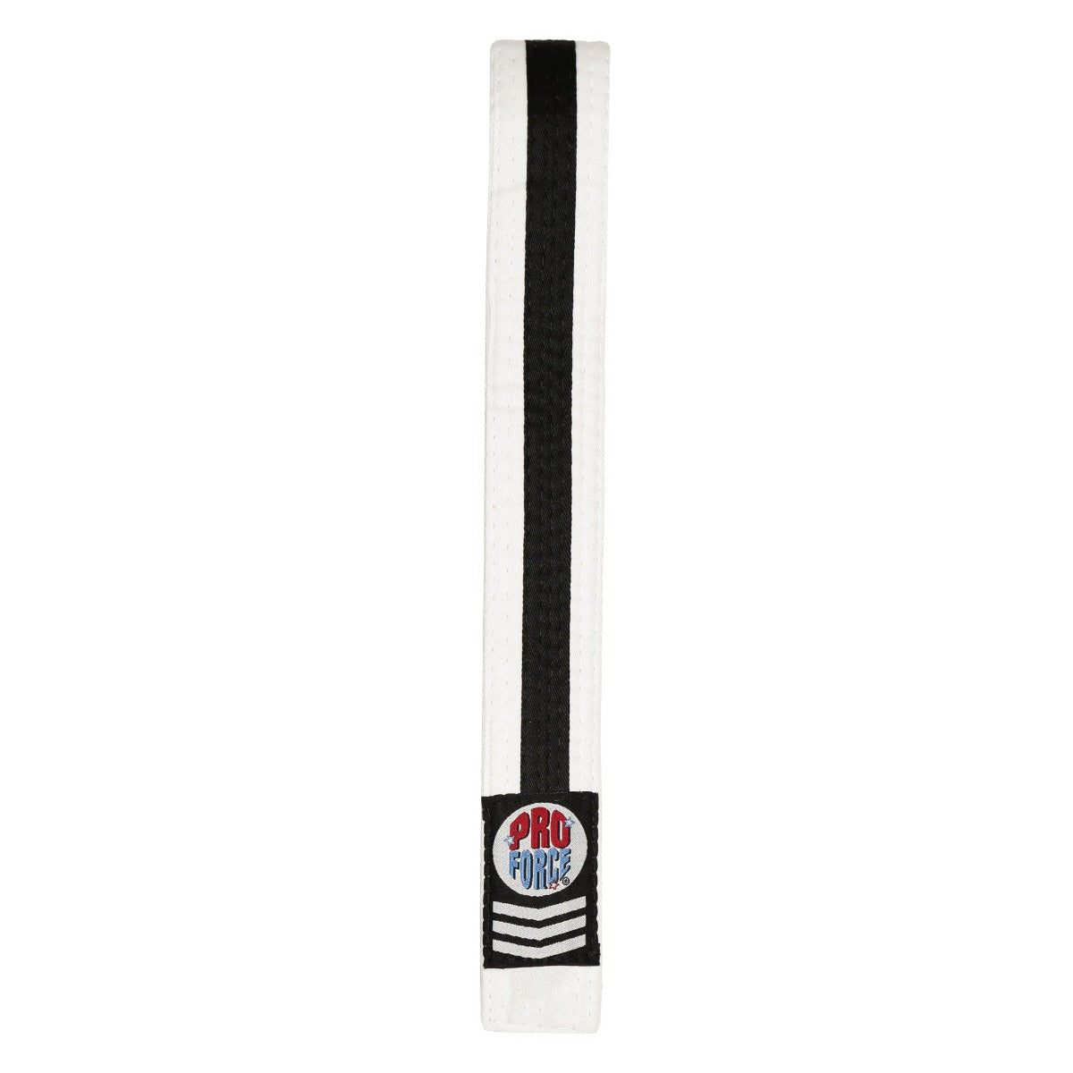 ProForce® III 1.75" Double Wrap Black Stripe Karate Belt