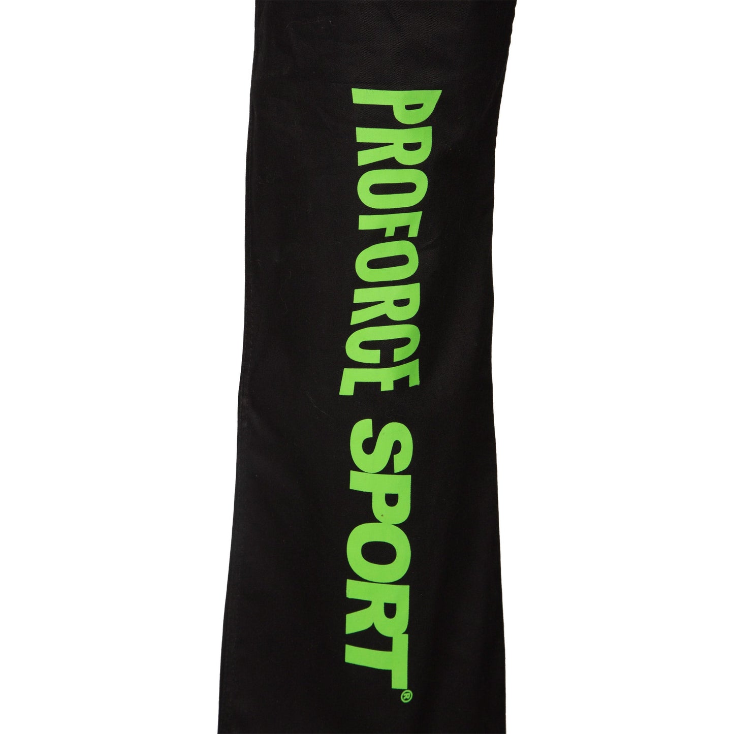 ProForce Sport® Neon Green Combat Pants 8 oz. Black w/ Back Pocket