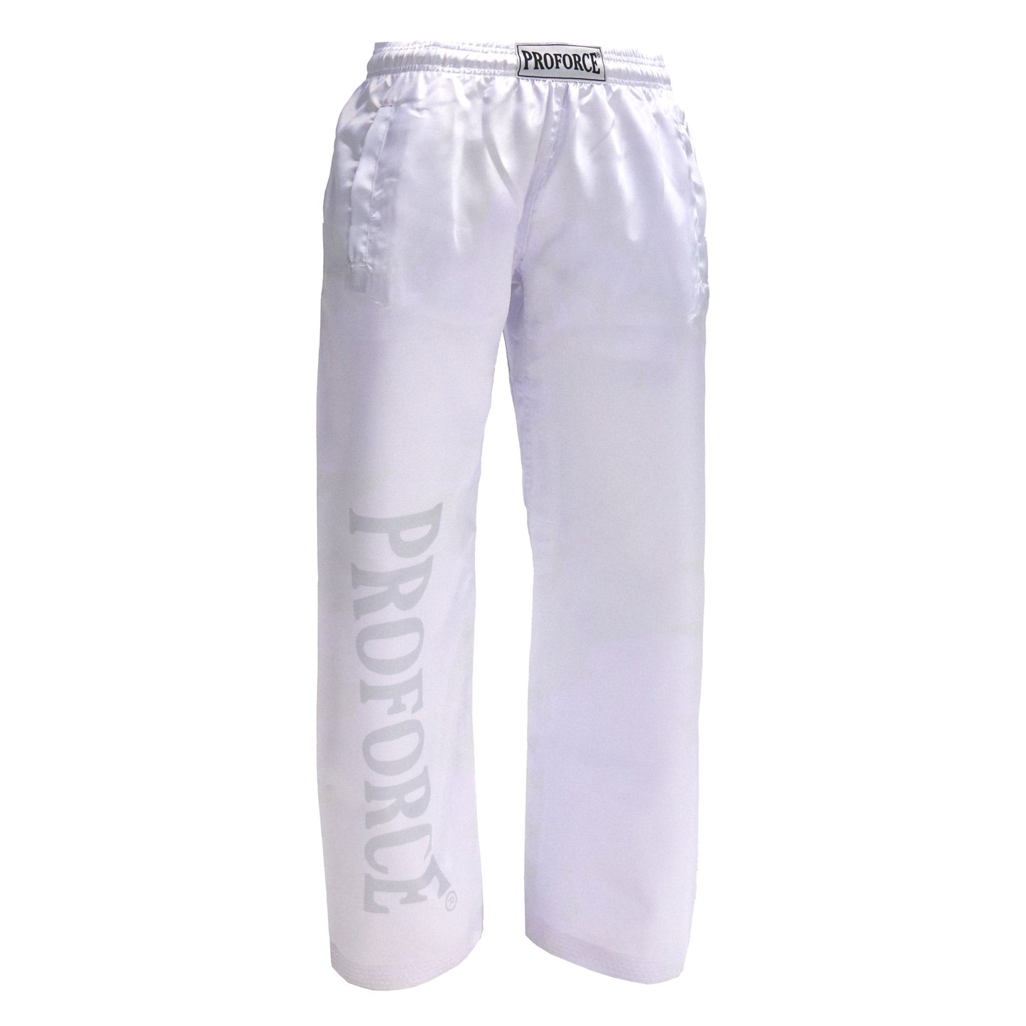 ProForce Sport® Satin Demo Pants Pearl White