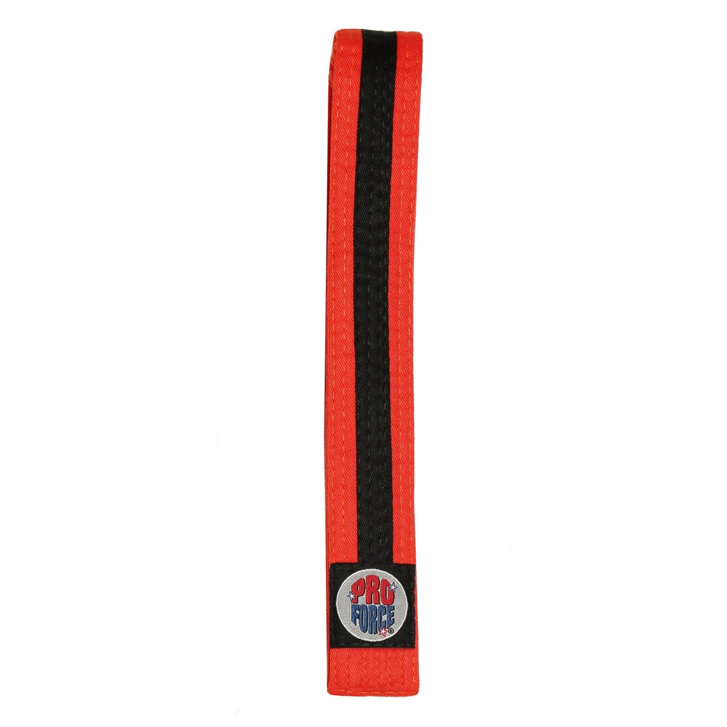 ProForce® II 1.5" Double Wrap Black Stripe Karate Belt