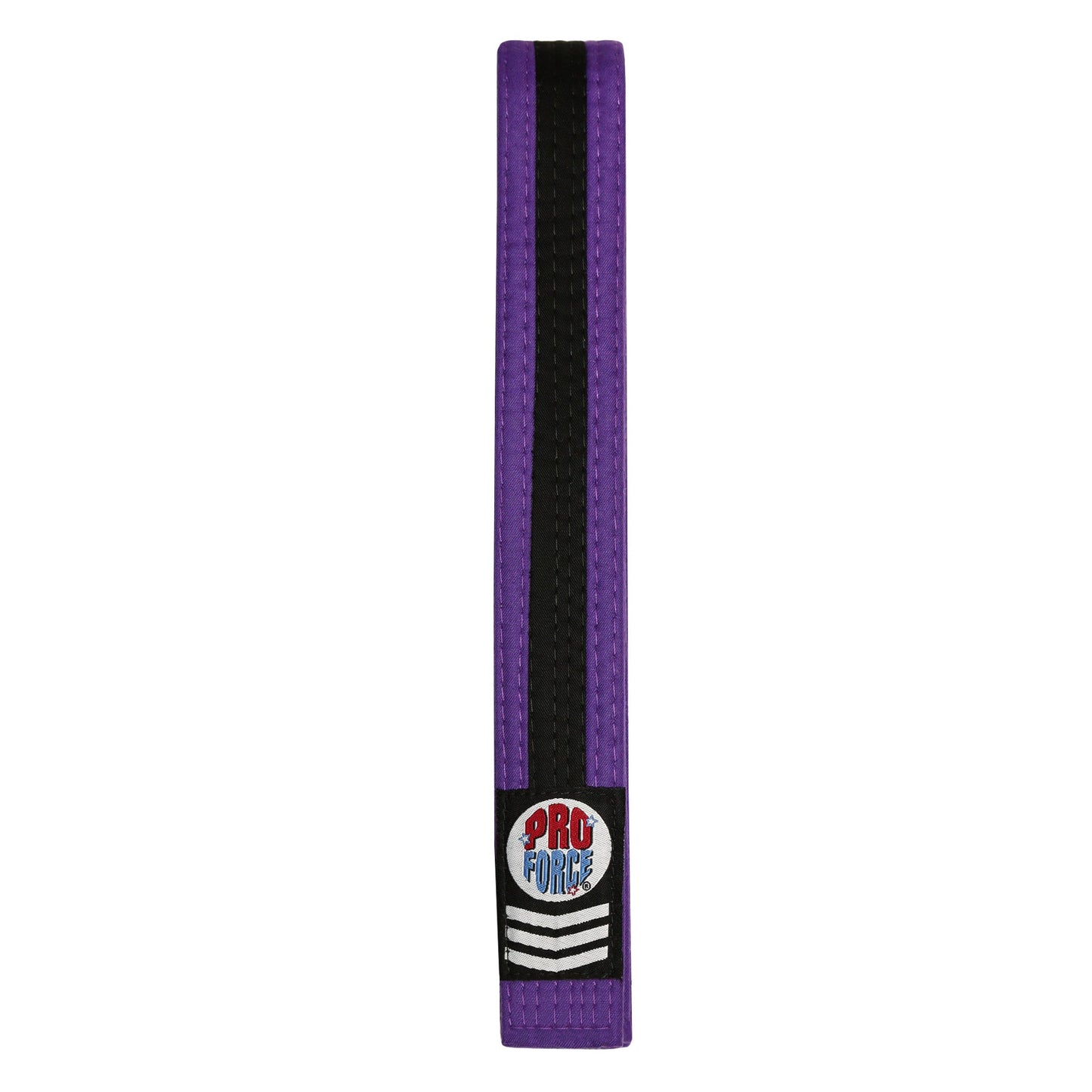ProForce® II 1.5" Double Wrap Black Stripe Karate Belt