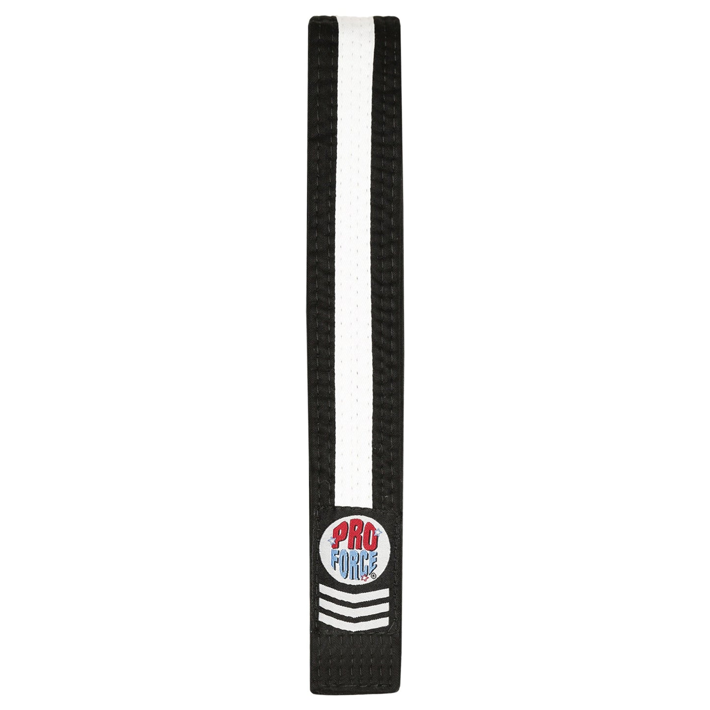 ProForce® II 1.5" Double Wrap White Stripe Karate Belt