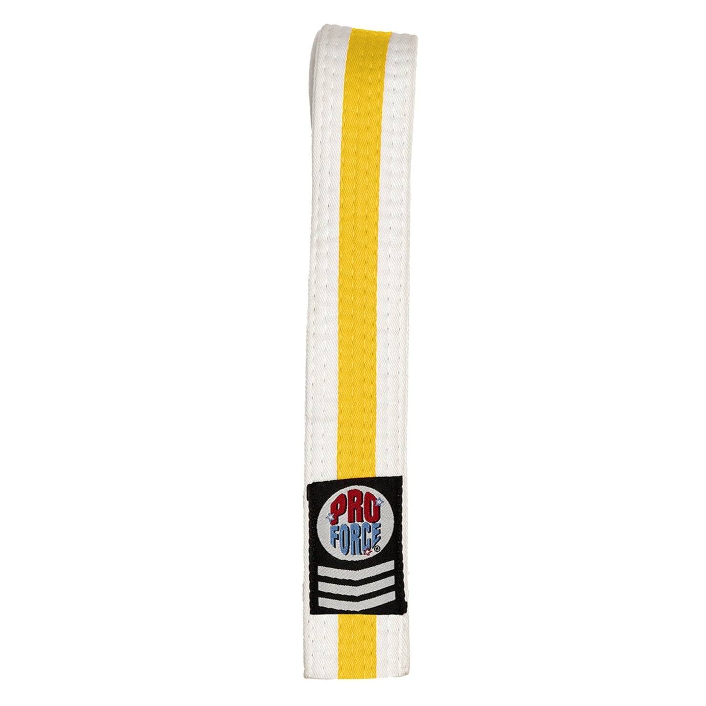 ProForce® II 1.5" Single Wrap Color Striped White Karate Belt