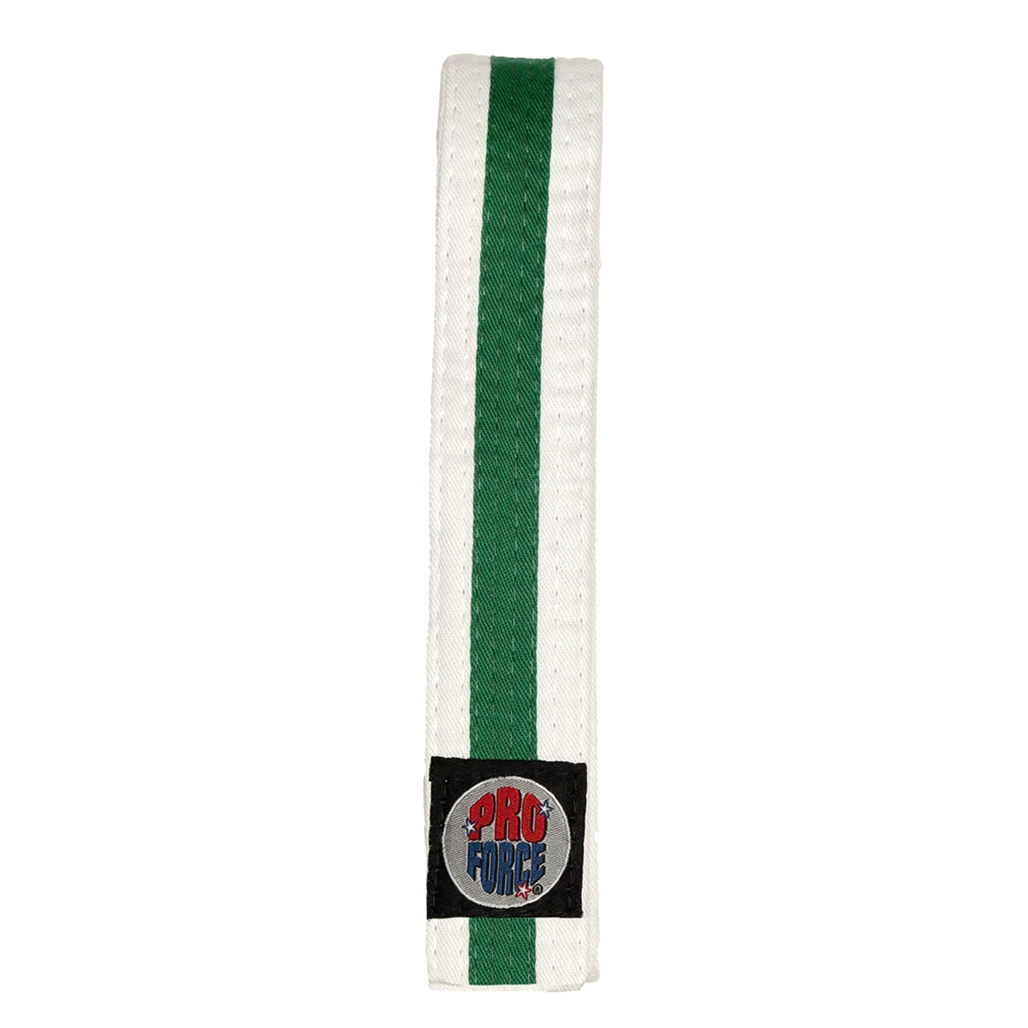 ProForce® II 1.5" Single Wrap Color Striped White Karate Belt