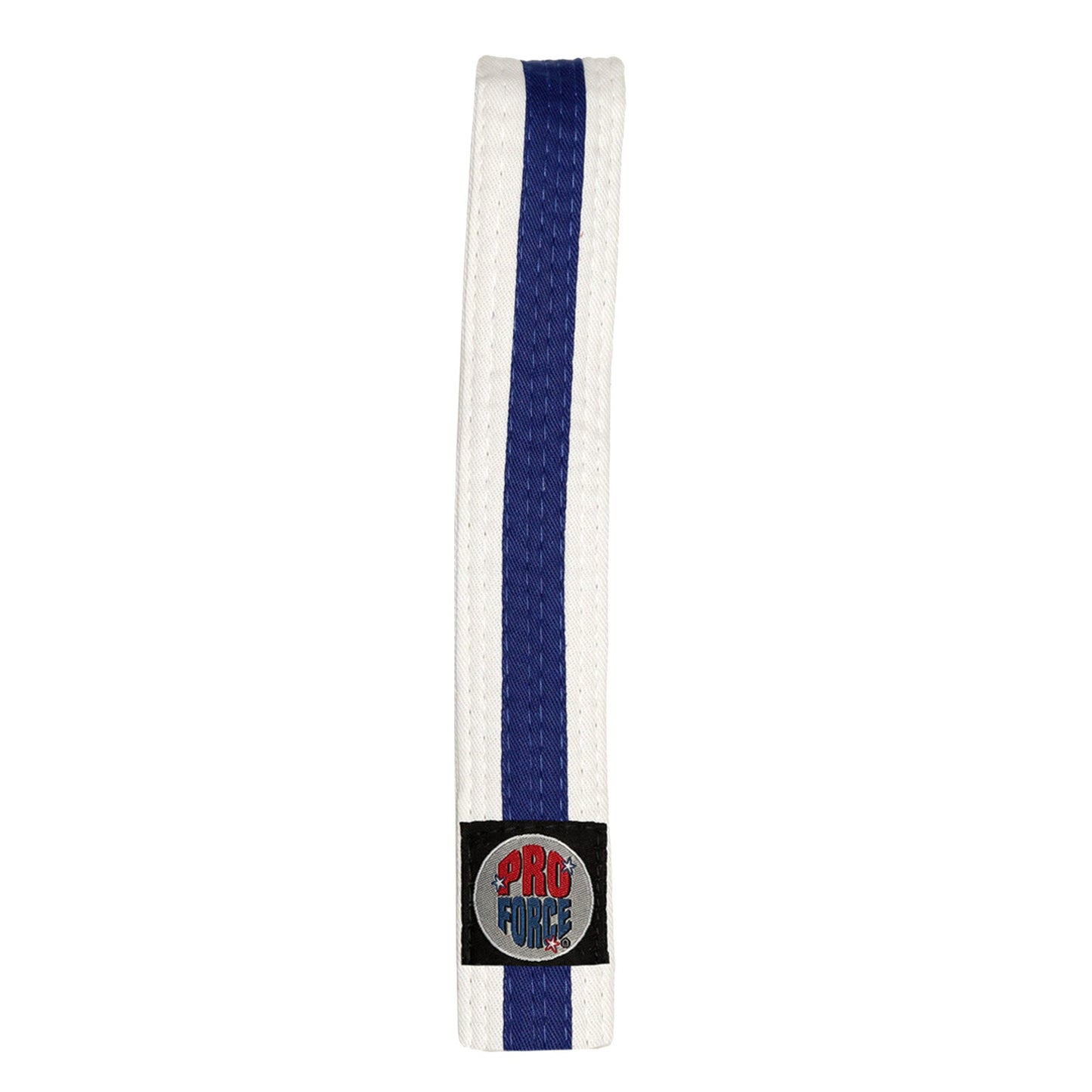 ProForce® II 1.5" Single Wrap Color Striped White Karate Belt
