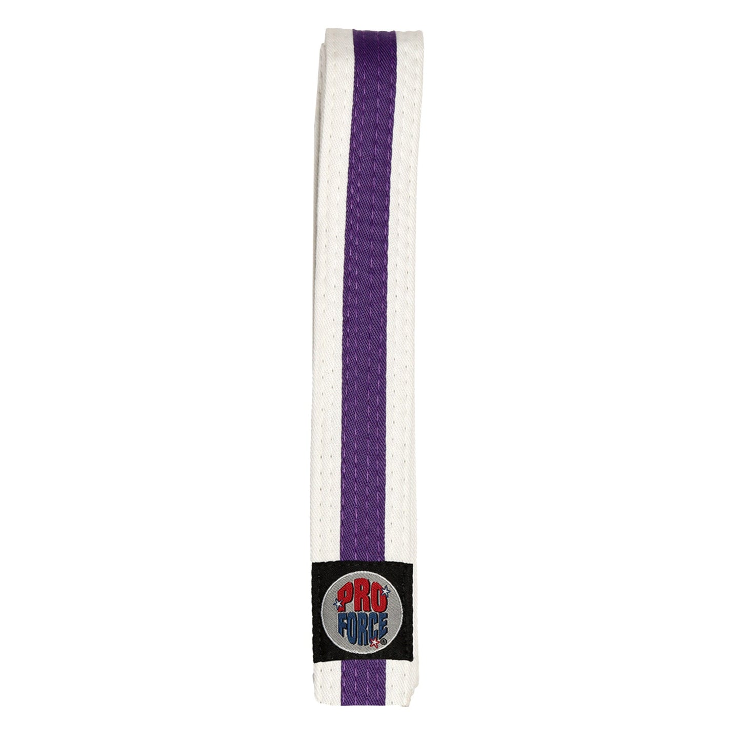ProForce® II 1.5" Single Wrap Color Striped White Karate Belt