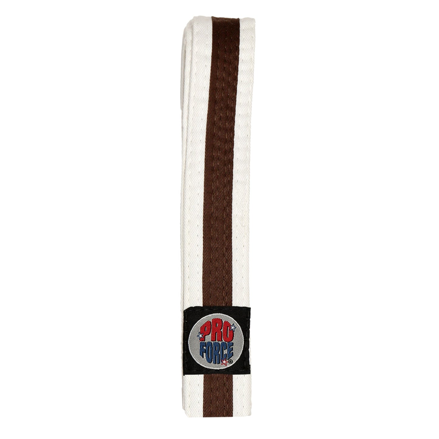 ProForce® II 1.5" Single Wrap Color Striped White Karate Belt