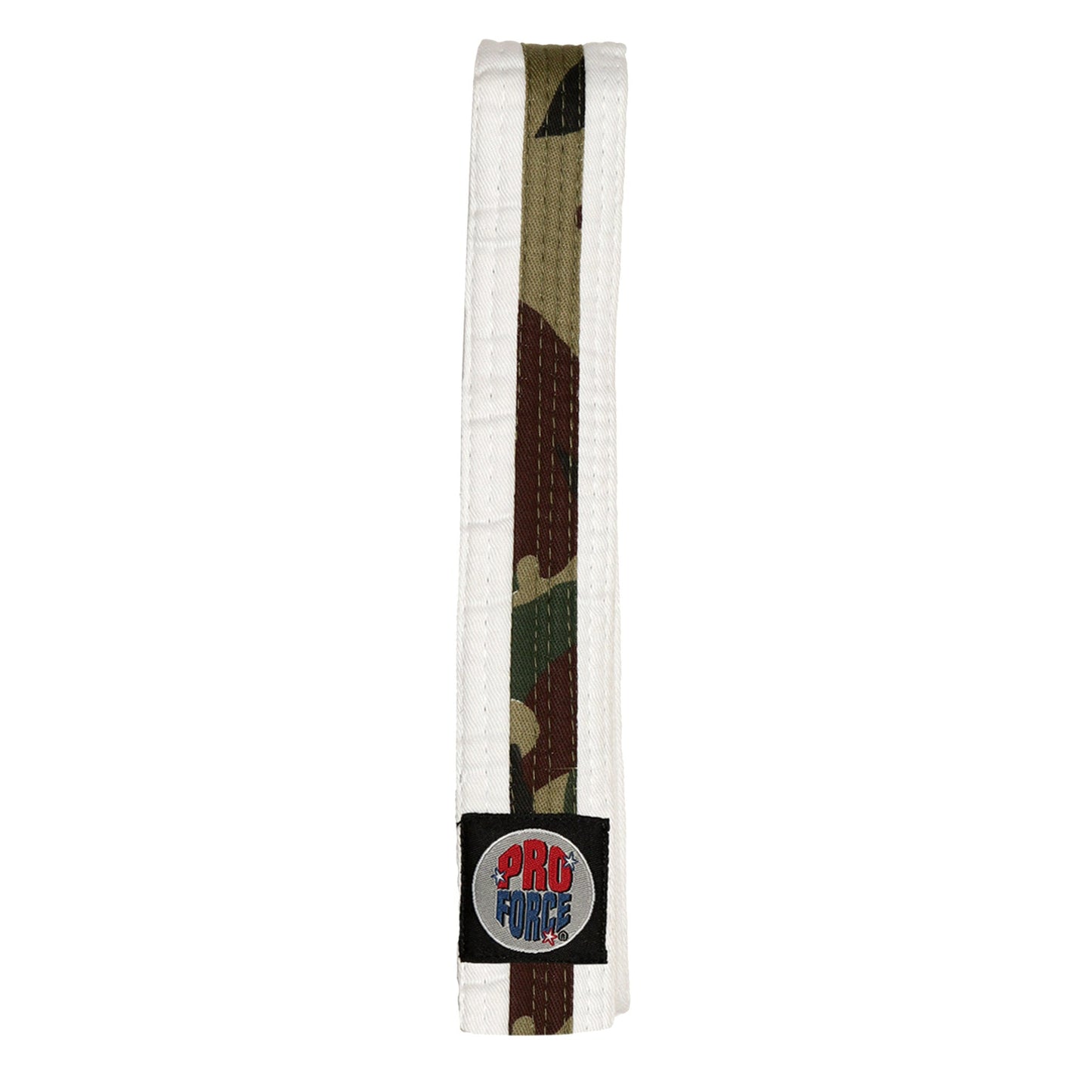 ProForce® II 1.5" Single Wrap Color Striped White Karate Belt