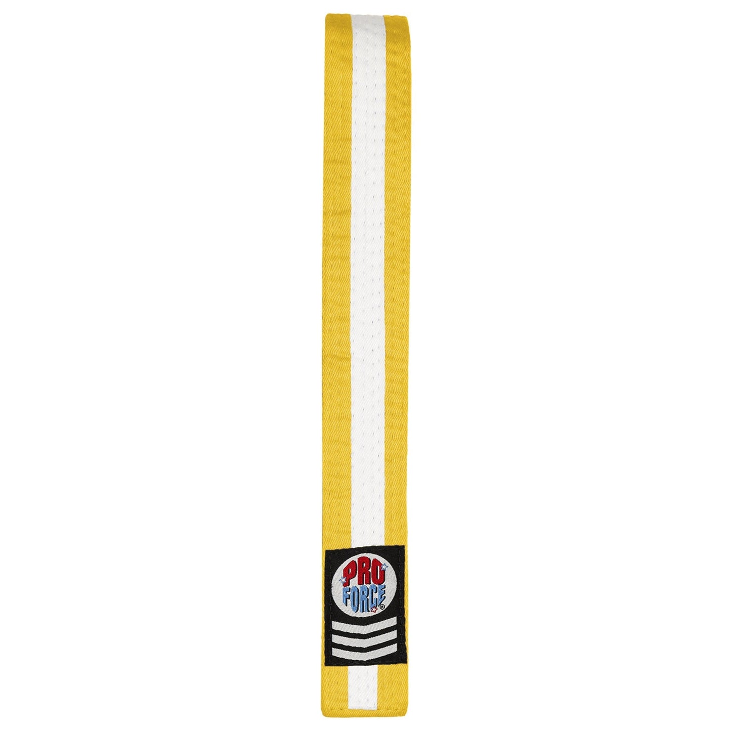 ProForce® II 1.5" Double Wrap White Stripe Karate Belt