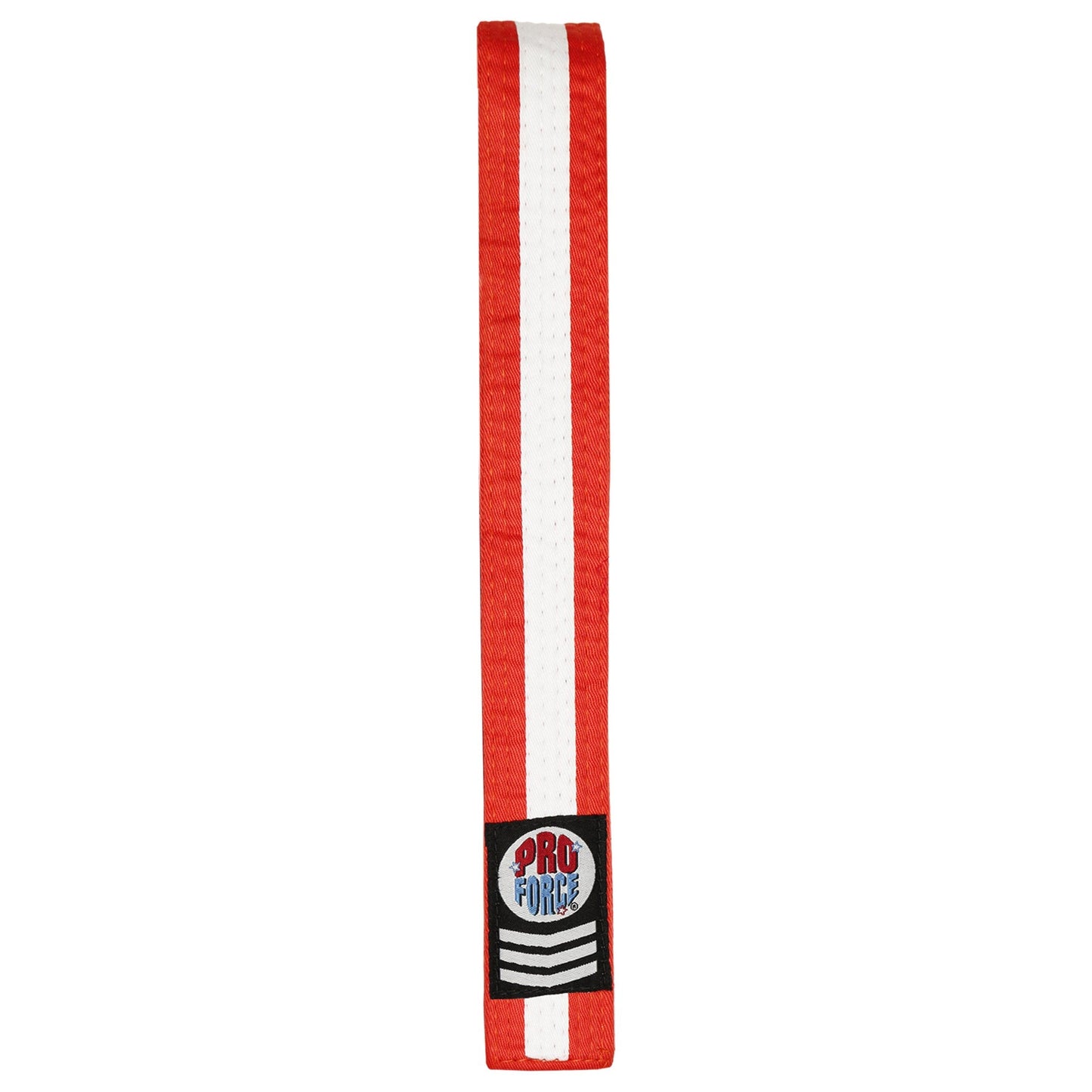ProForce® II 1.5" Double Wrap White Stripe Karate Belt