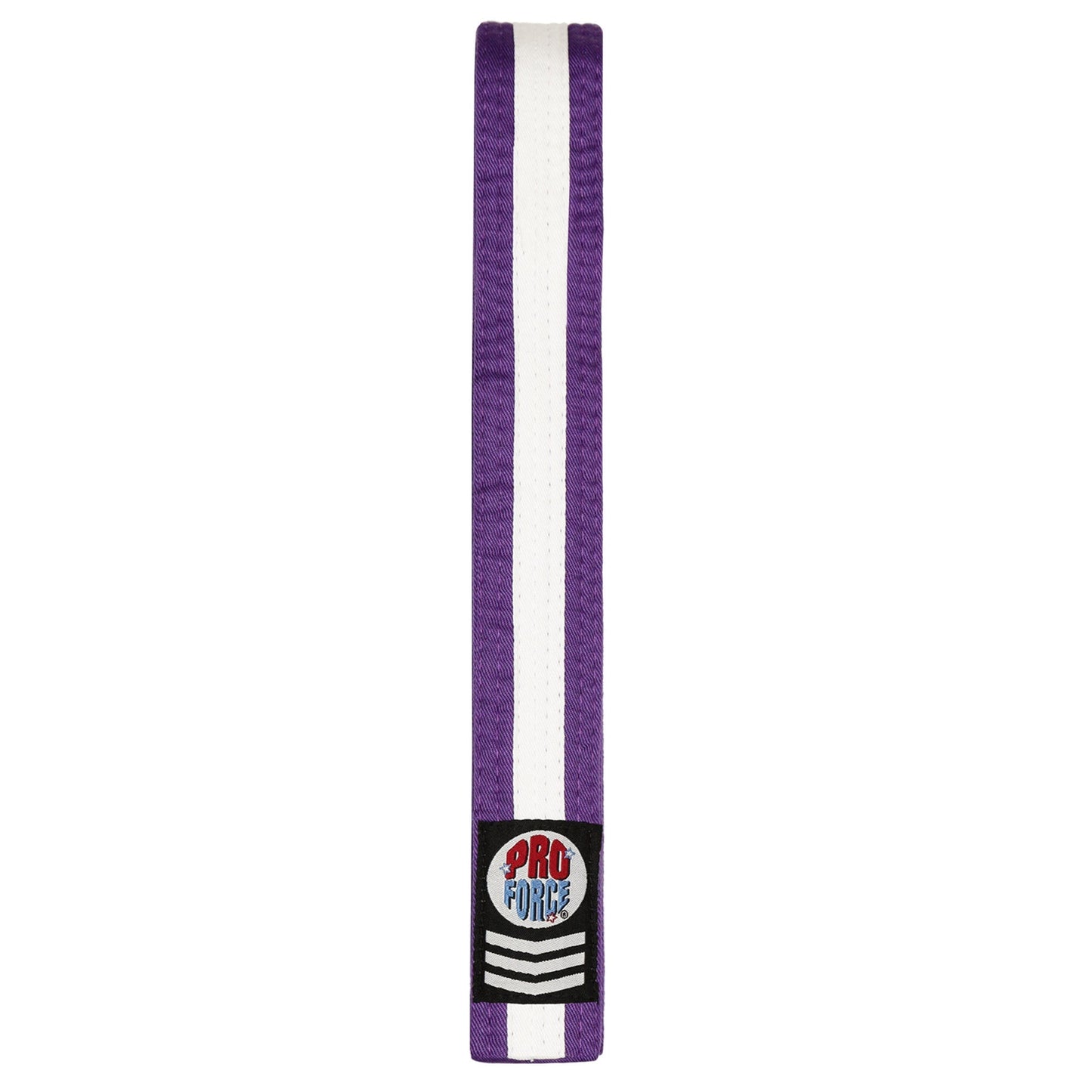 ProForce® II 1.5" Double Wrap White Stripe Karate Belt