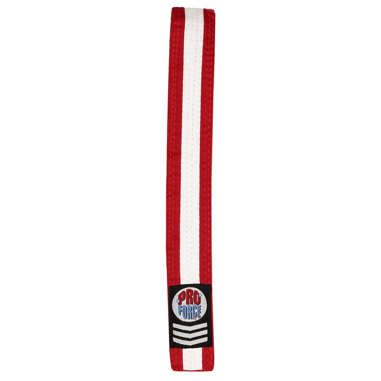 ProForce® II 1.5" Double Wrap White Stripe Karate Belt