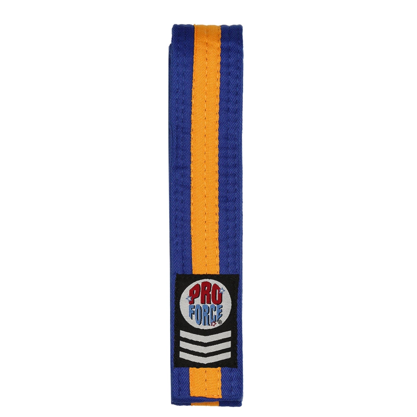 ProForce® 1.75" Single Wrap Gold Striped Karate Belt