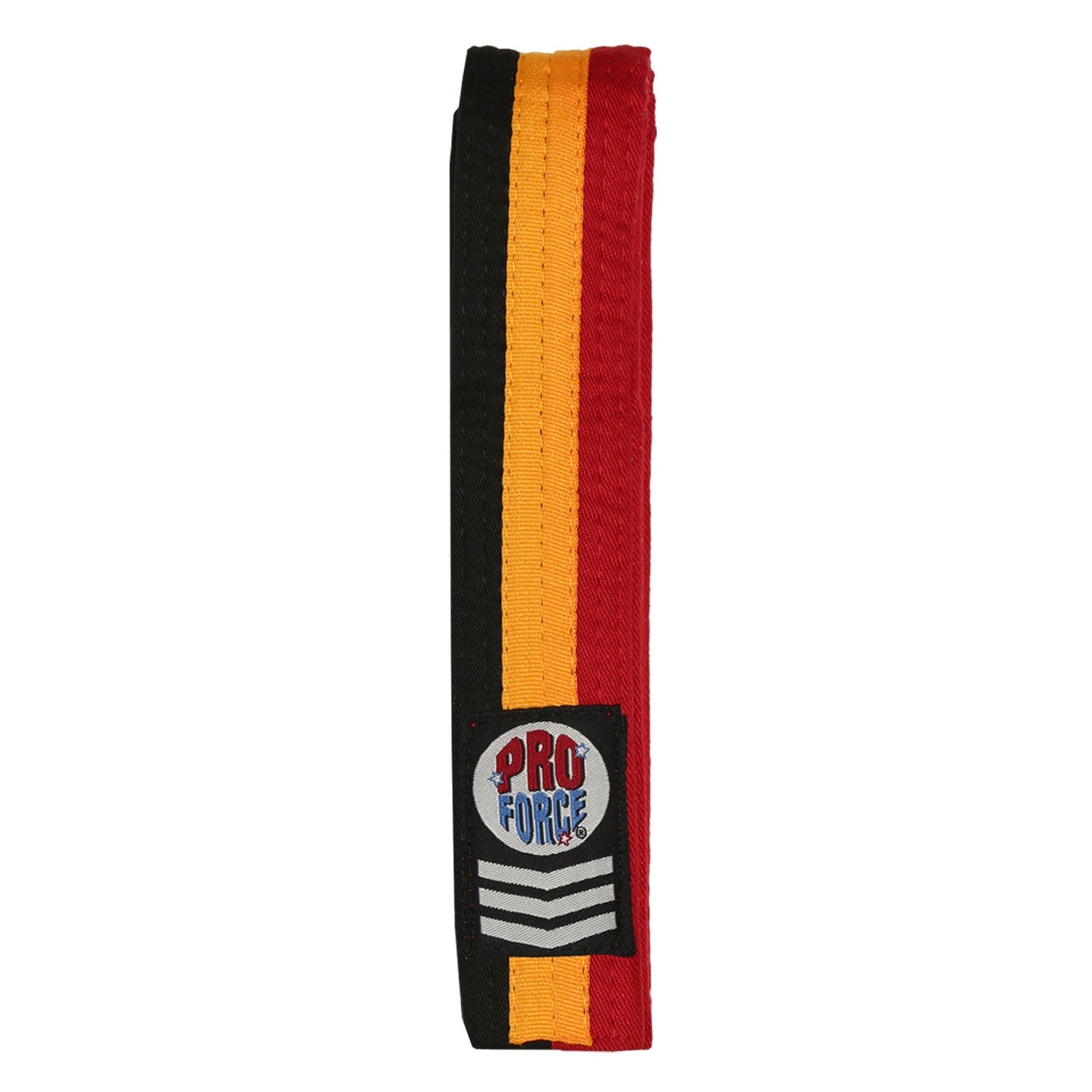ProForce® 1.75" Single Wrap Gold Striped Karate Belt