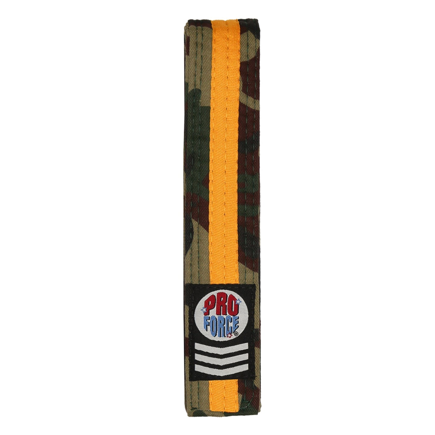 ProForce® 1.75" Single Wrap Gold Striped Karate Belt
