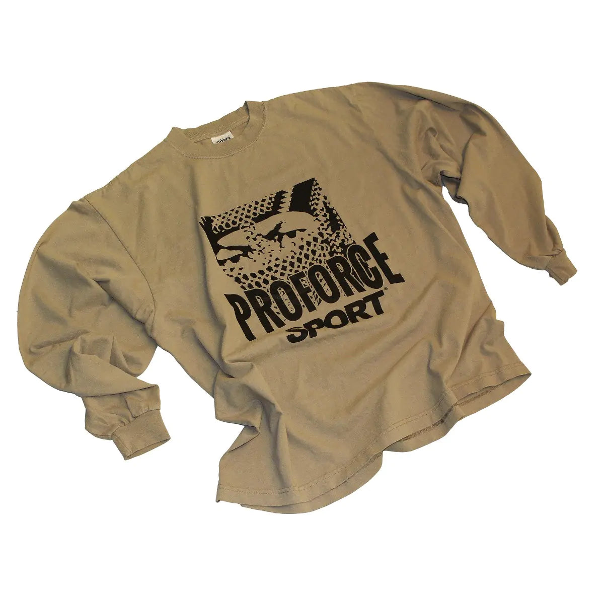 ProForce Sport® Chain Link Ninja Long Sleeve T Shirt Oatmeal