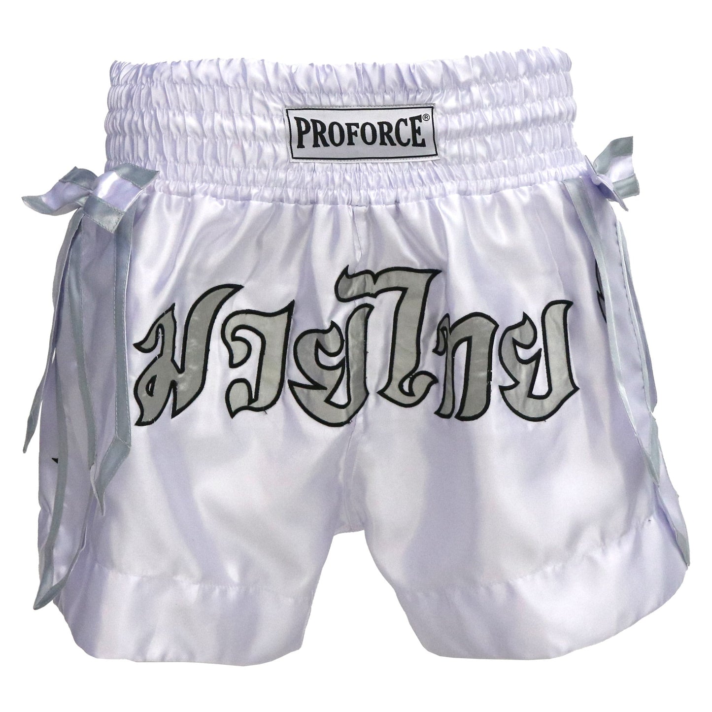 ProForce Sport® Angel Wing Muay Thai Shorts - w/ White Bows