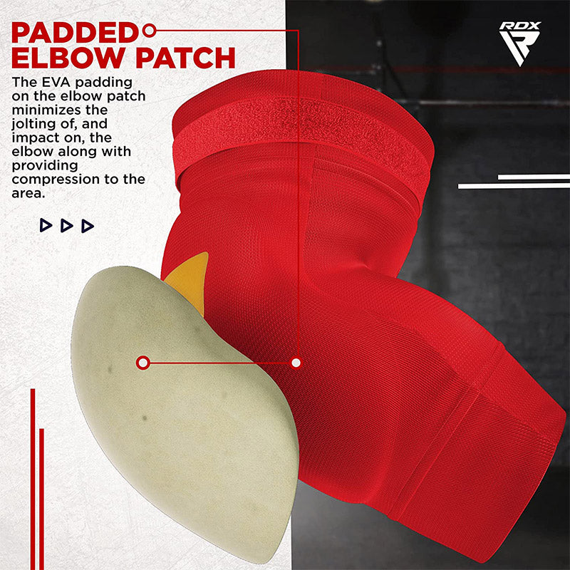 RDX HY CE Certified Padded Elbow Sleeve for Muay Thai & MMA Workout OEKO-TEX® Standard 100 certified