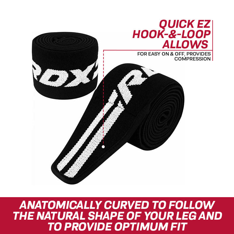 RDX K2 Compression Knee Wraps OEKO-TEX Standard 100 certified