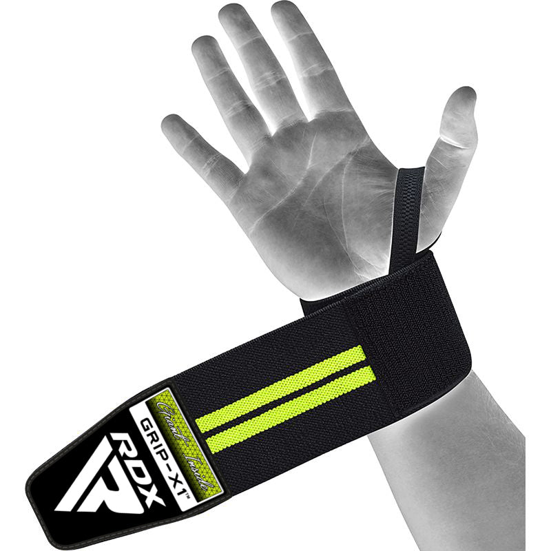 RDX W3 IPL USPA Approved Powerlifting Wrist Support Wraps with Thumb Loops OEKO-TEX Standard 100 certified