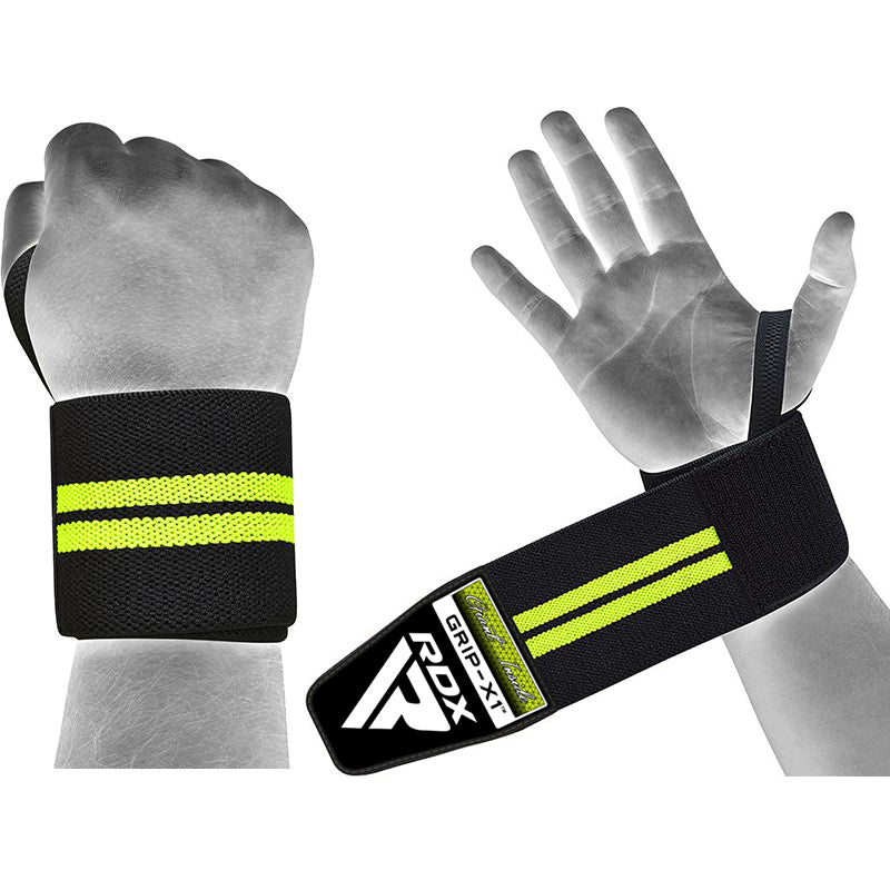 RDX W3 IPL USPA Approved Powerlifting Wrist Support Wraps with Thumb Loops OEKO-TEX Standard 100 certified