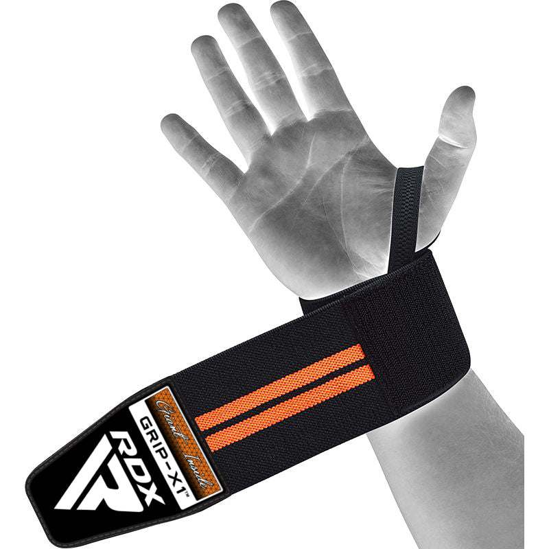 RDX W3 IPL USPA Approved Powerlifting Wrist Support Wraps with Thumb Loops OEKO-TEX Standard 100 certified