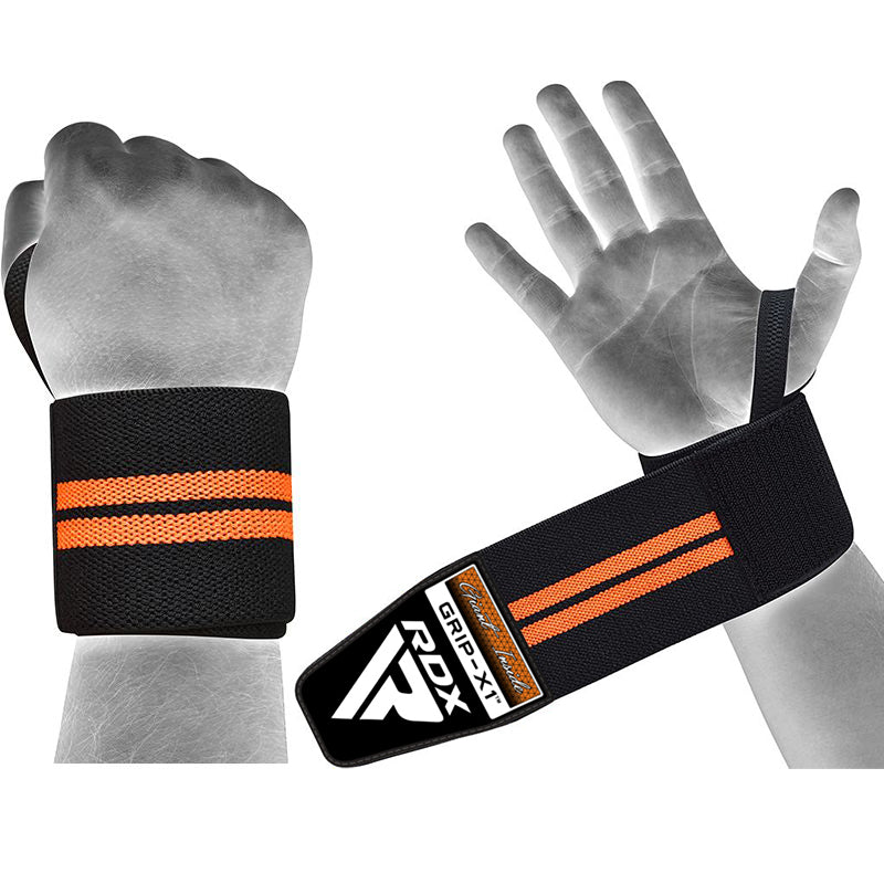 RDX W3 IPL USPA Approved Powerlifting Wrist Support Wraps with Thumb Loops OEKO-TEX Standard 100 certified
