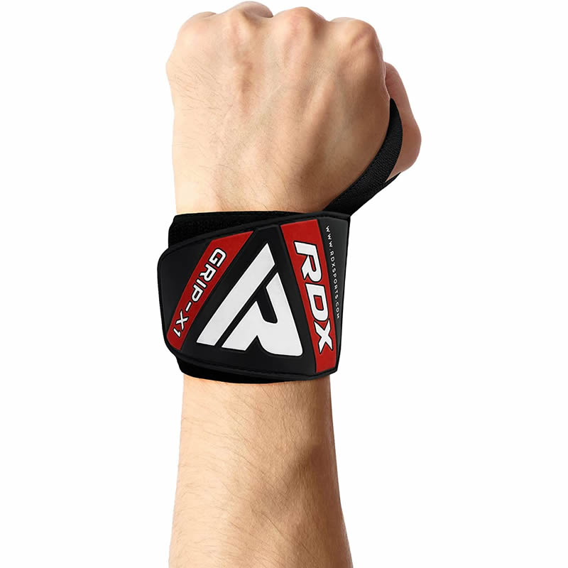 RDX W3 IPL USPA Approved Powerlifting Wrist Support Wraps with Thumb Loops OEKO-TEX Standard 100 certified