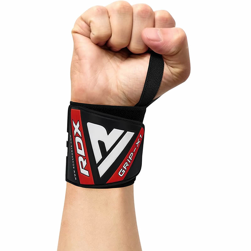 RDX W3 IPL USPA Approved Powerlifting Wrist Support Wraps with Thumb Loops OEKO-TEX Standard 100 certified