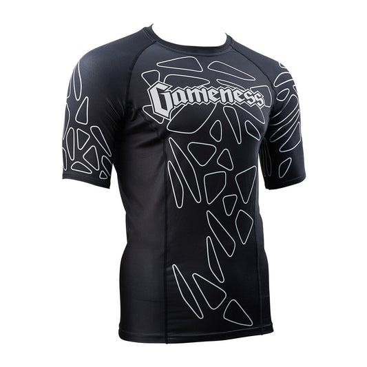 Gameness Men's Short Sleeve Pro Ranked Rash Guard