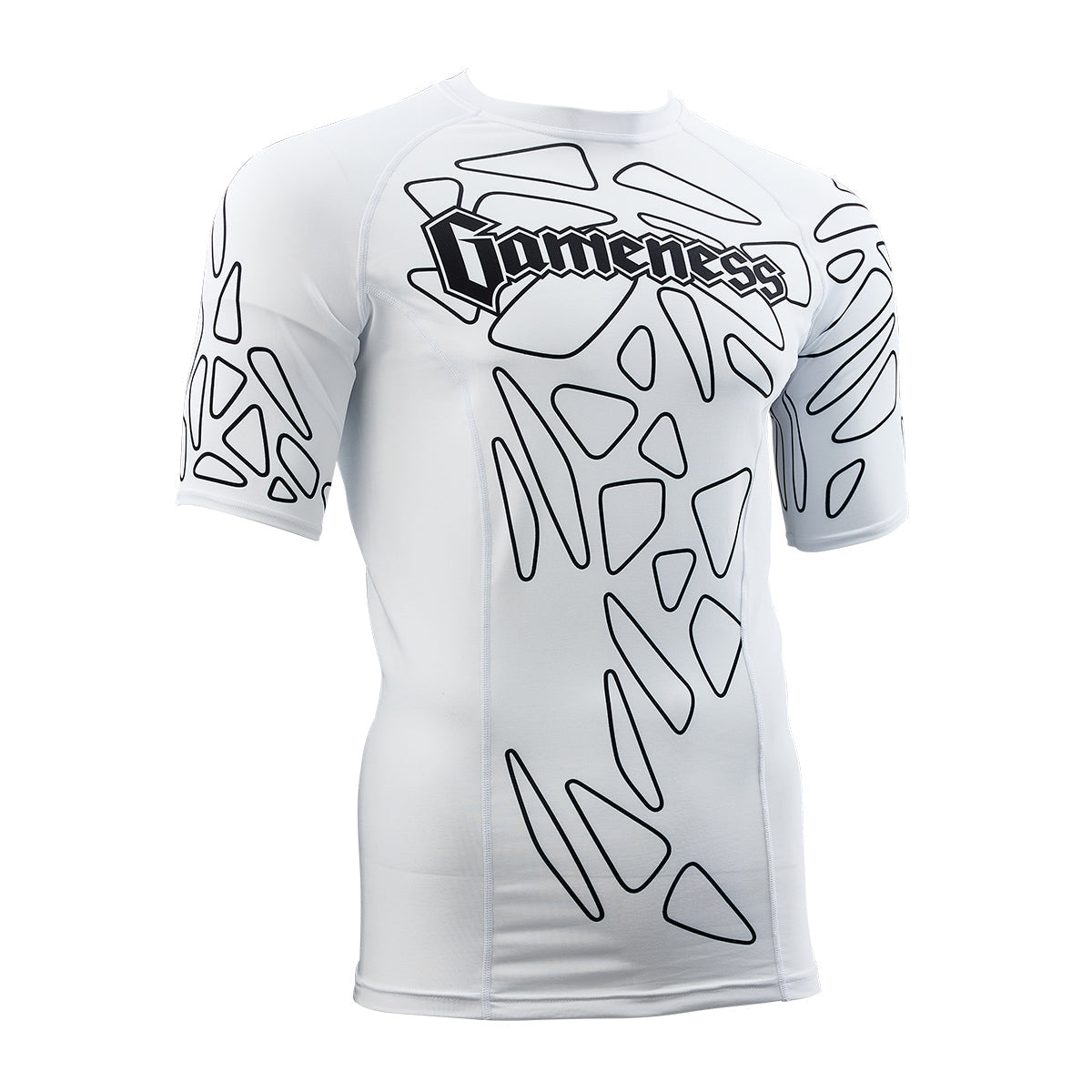 Gameness Men's Short Sleeve Pro Ranked Rash Guard