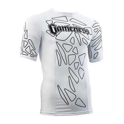 Gameness Men's Short Sleeve Pro Ranked Rash Guard