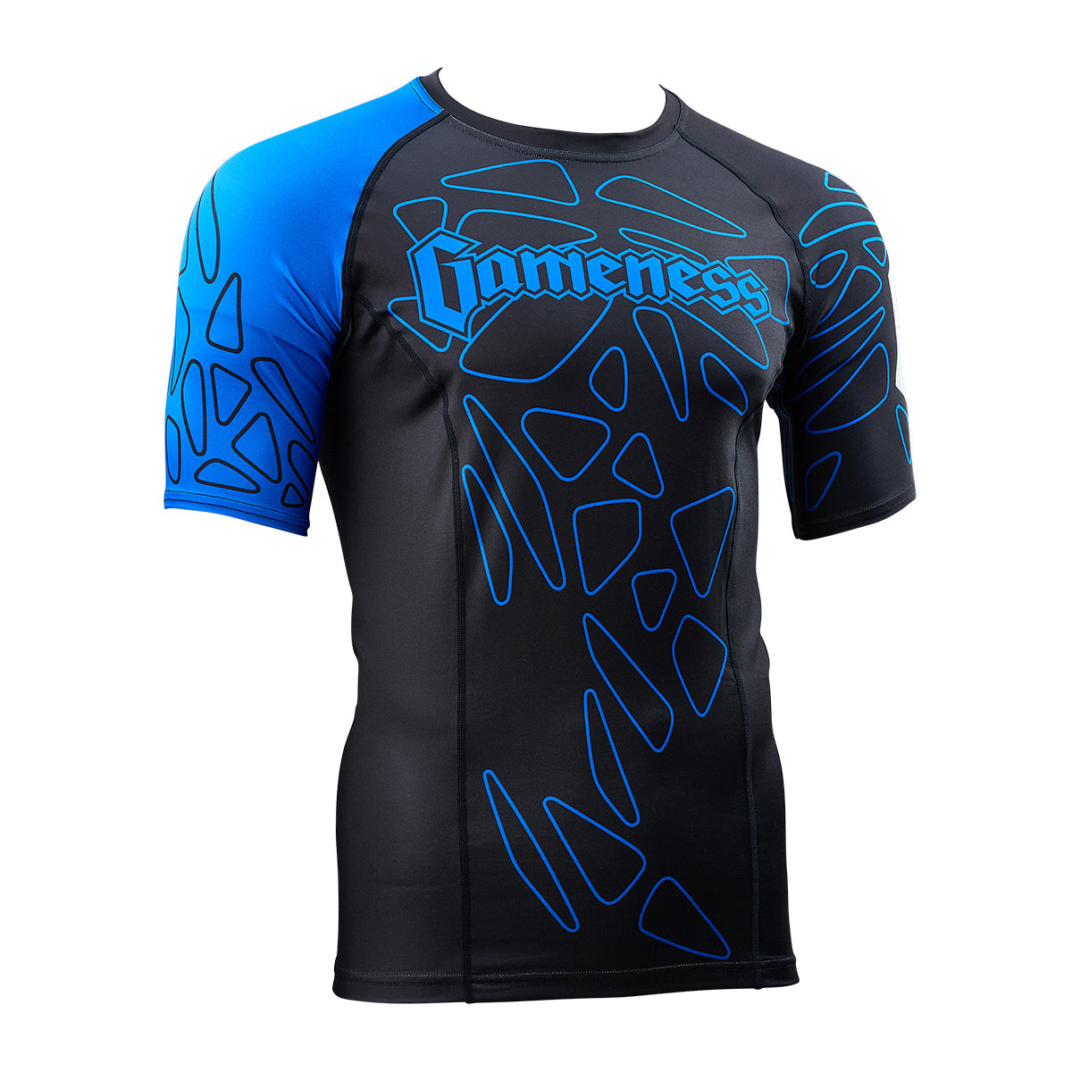 Gameness Men's Short Sleeve Pro Ranked Rash Guard
