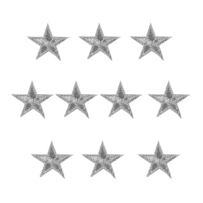 Iron-On Star Patches - 10 Pack