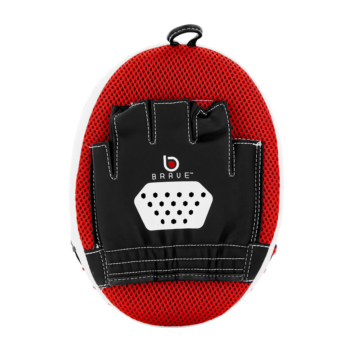 Brave Punch Mitt Pair - Black/White/Red