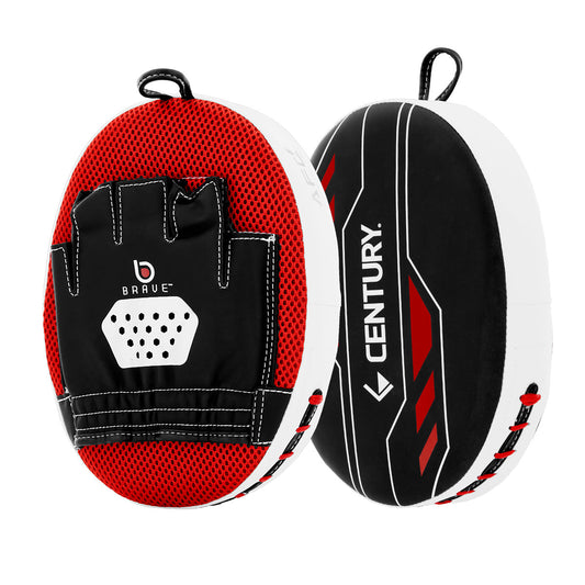 Brave Punch Mitt Pair - Black/White/Red