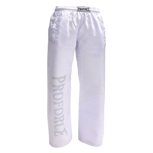 ProForce Sport® Satin Demo Pants Pearl White