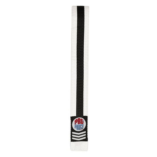 ProForce® II 1.5" Double Wrap Black Stripe Karate Belt