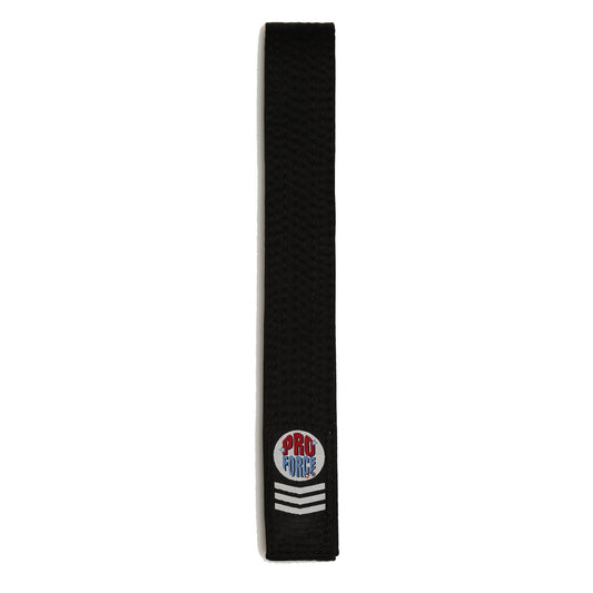 ProForce® IV 2'' Double Wrap Black Karate Belt