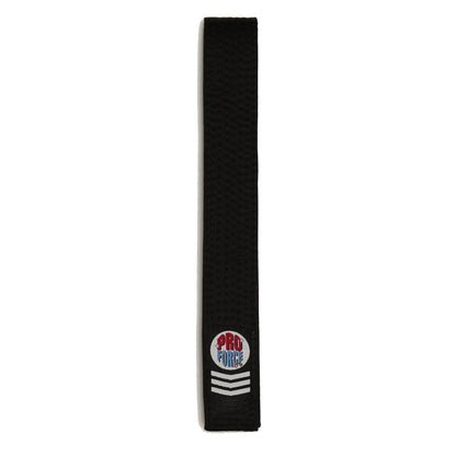 ProForce® IV 2'' Double Wrap Black Karate Belt