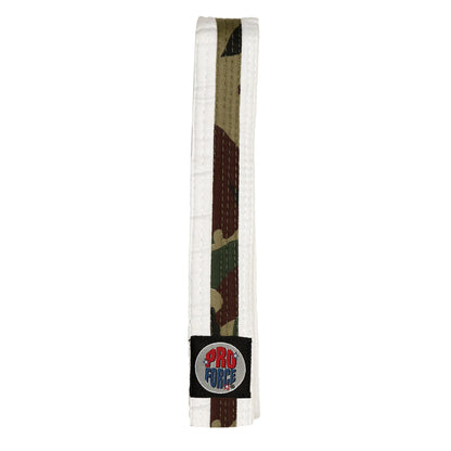 ProForce® II 1.5" Single Wrap Color Striped White Karate Belt